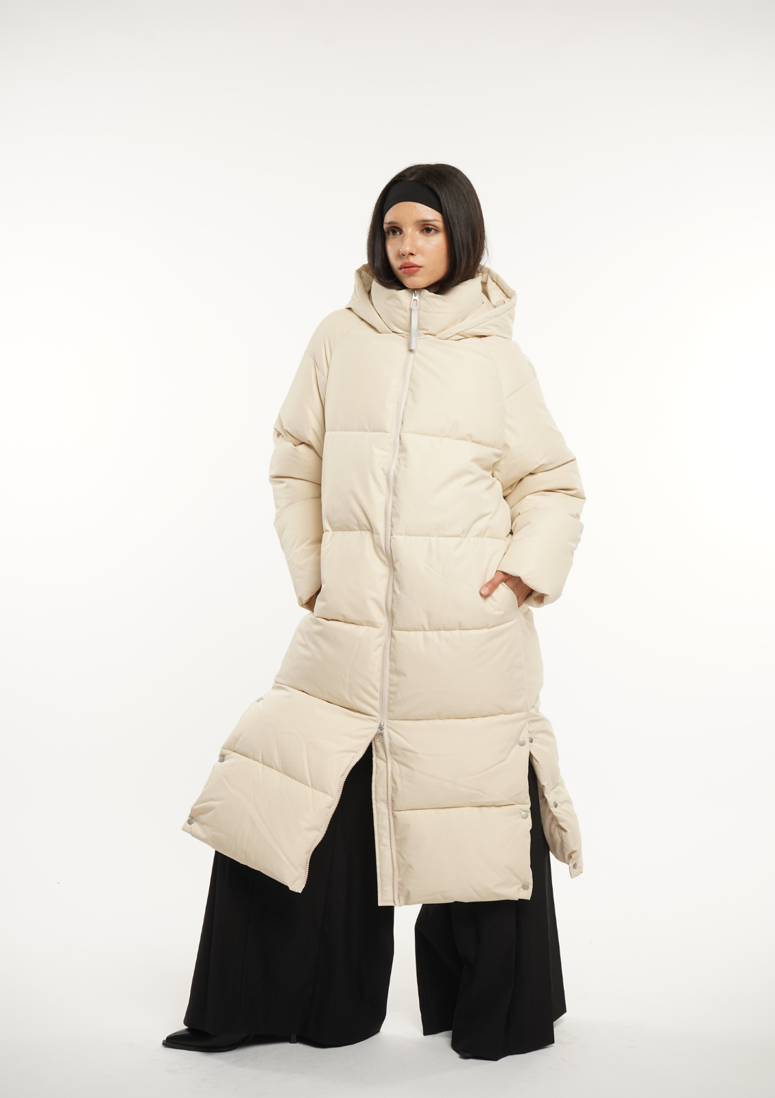 ThermaCoat™ - Winterjas met Dubbele Rits en Capuchon