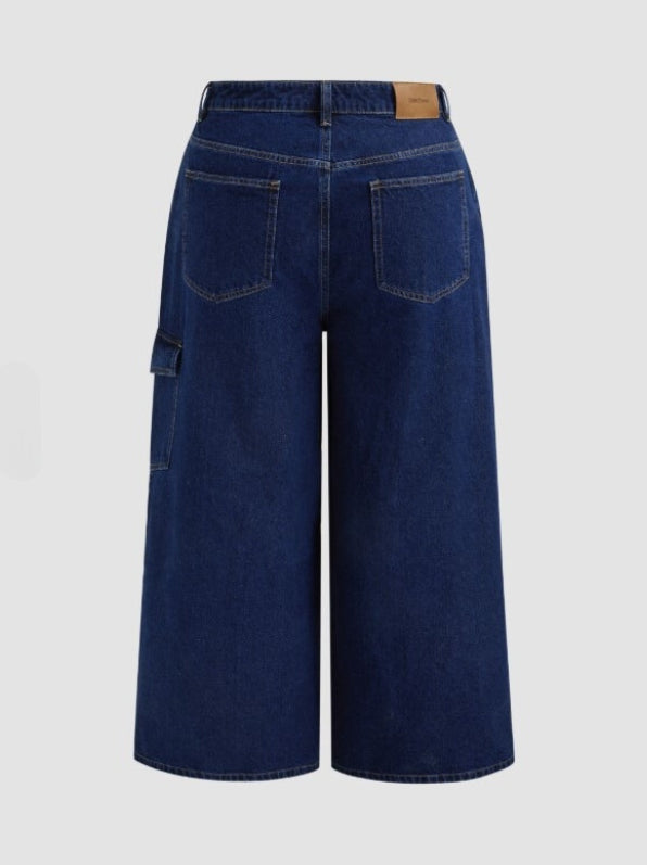 1+1 GRATIS | DenimChic™ - Trendy Wijde Taille Jeans met Strikken