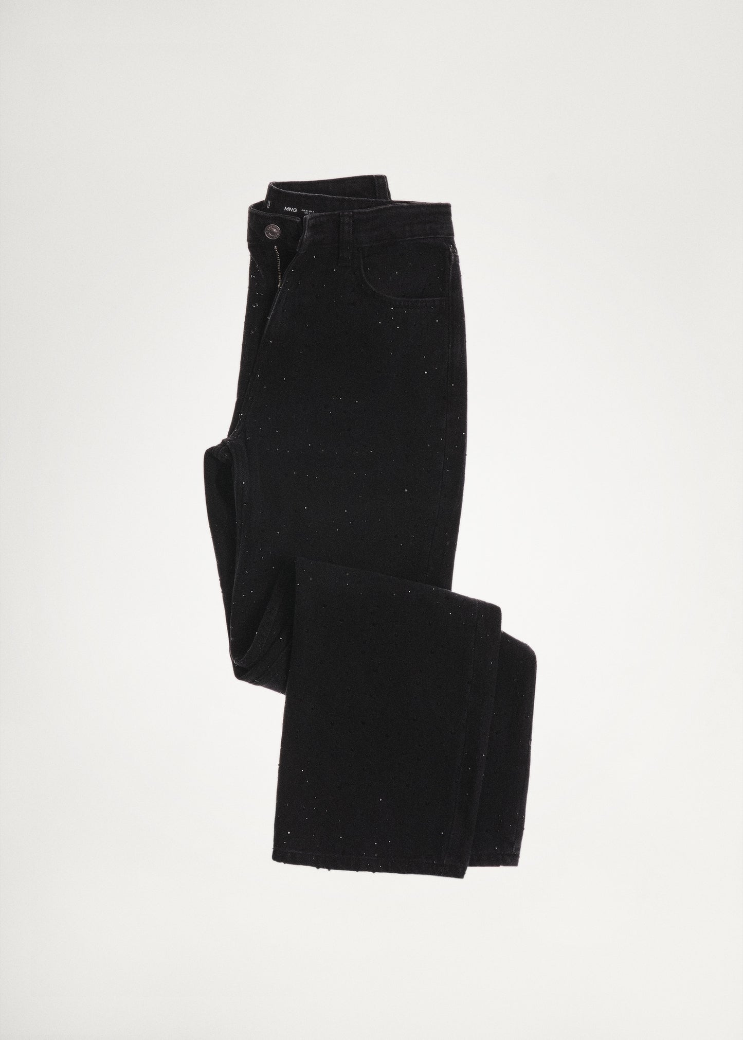 SparkleLine™ - Straight-Fit Jeans Met Strassdetails