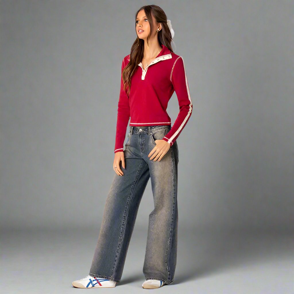 Eleganza™ - Trendy Lage Taille Jeans voor Dames
