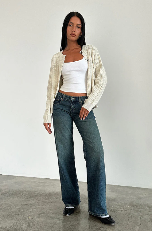 Eleganza™ - Trendy Lage Taille Jeans voor Dames
