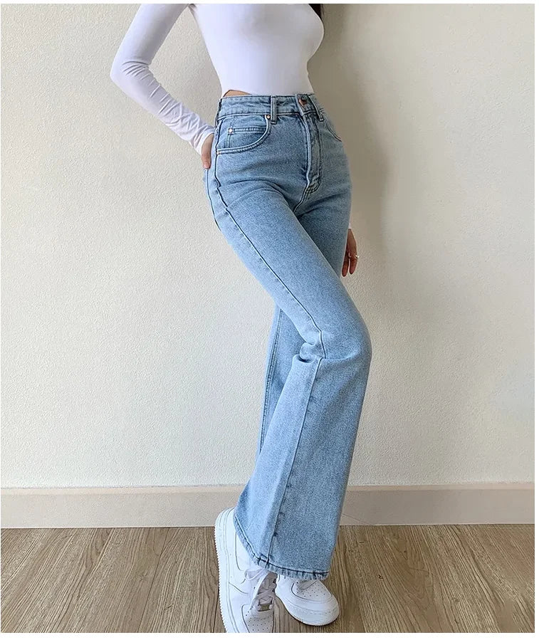 Eleganza™ Hoge Taille Slim Jeans