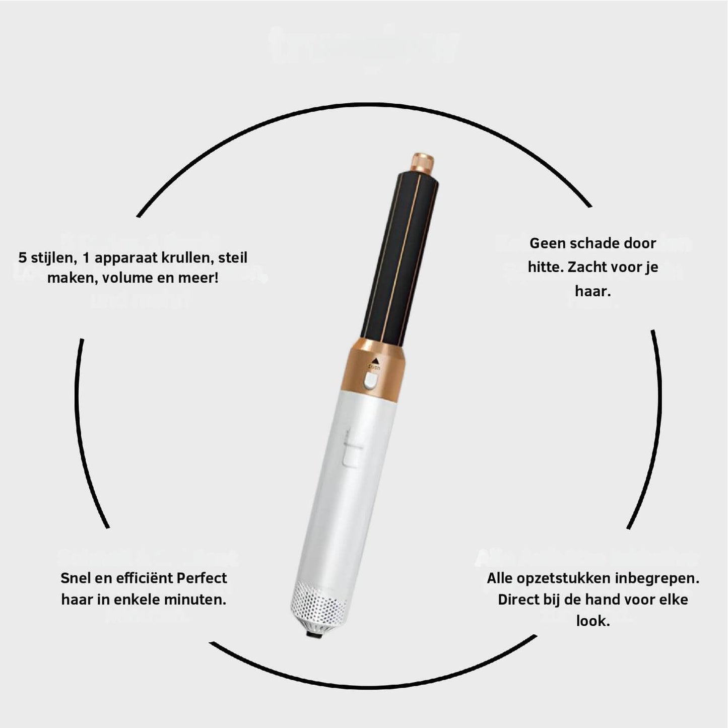 SilkStyler™ - Veelzijdige 5-in-1 Haarverzorger!