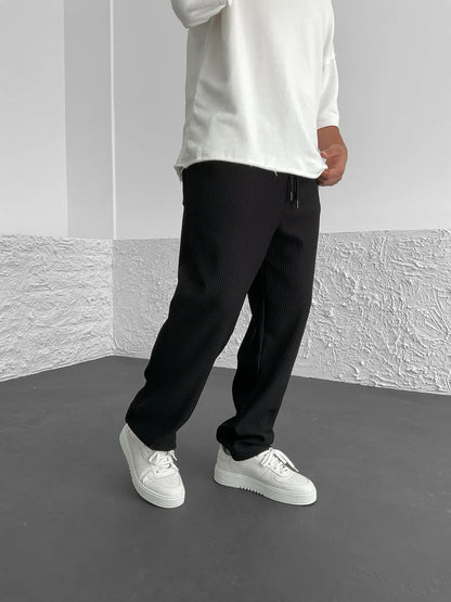TrendRib™ - Moderne Geribbelde Broek voor Elke Gelegenheid