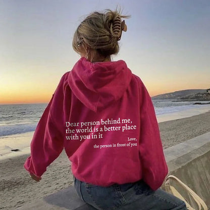 ChillPrint™ - Stijlvolle Hoodie Met Achterkant Statement