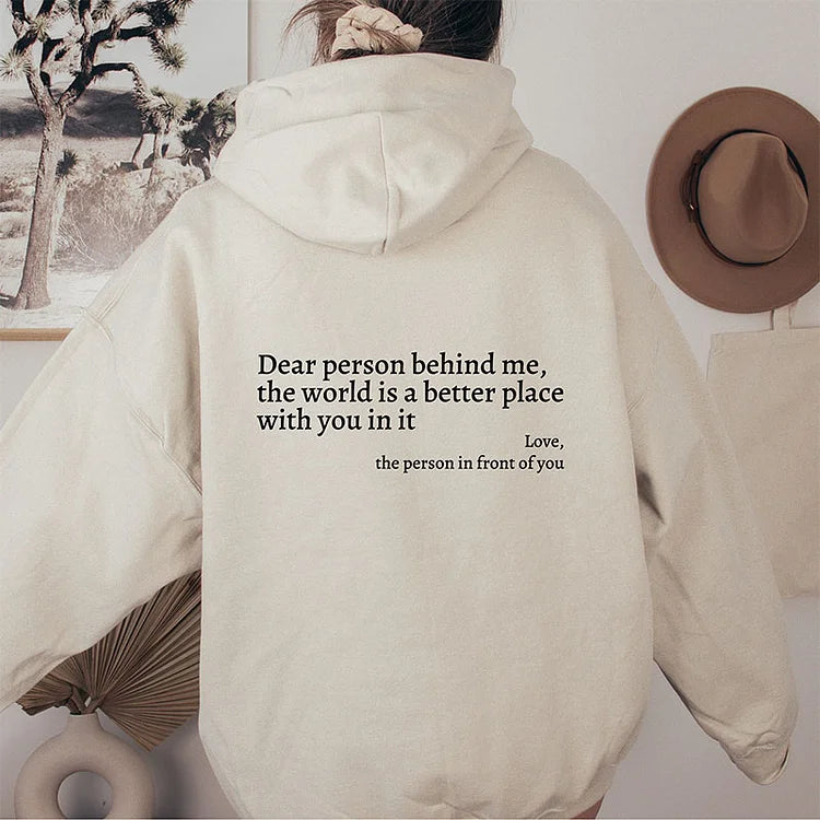 ChillPrint™ - Stijlvolle Hoodie Met Achterkant Statement