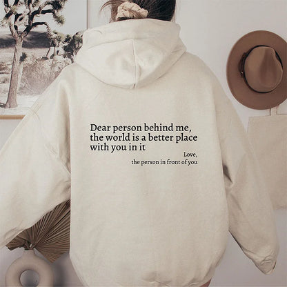 ChillPrint™ - Stijlvolle Hoodie Met Achterkant Statement