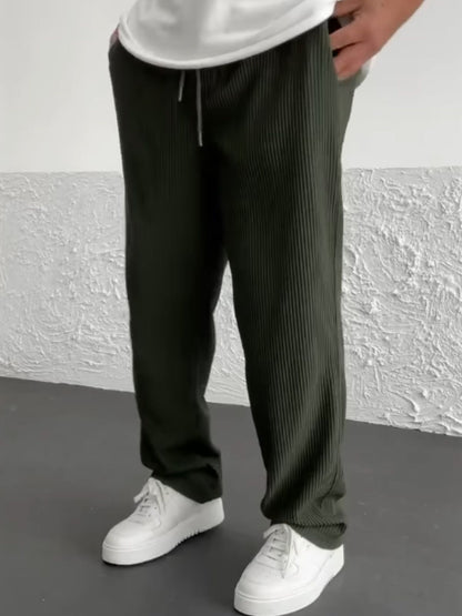 TrendRib™ - Moderne Geribbelde Broek voor Elke Gelegenheid