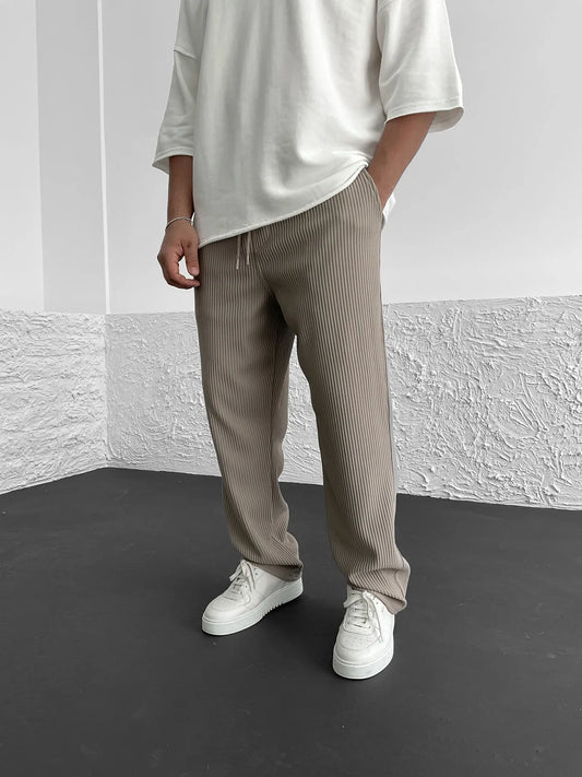 TrendRib™ - Moderne Geribbelde Broek voor Elke Gelegenheid