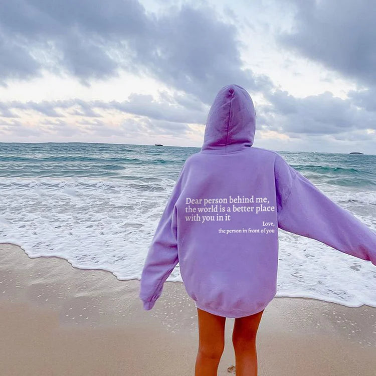 ChillPrint™ - Stijlvolle Hoodie Met Achterkant Statement