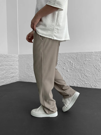 TrendRib™ - Moderne Geribbelde Broek voor Elke Gelegenheid
