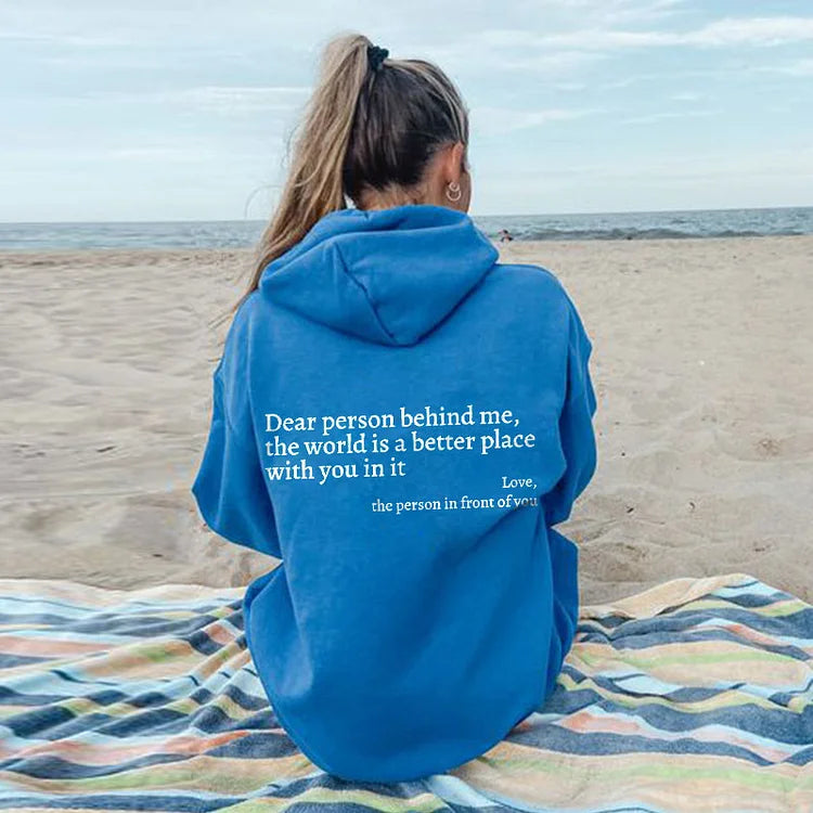 ChillPrint™ - Stijlvolle Hoodie Met Achterkant Statement