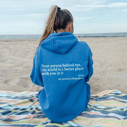 ChillPrint™ - Stijlvolle Hoodie Met Achterkant Statement