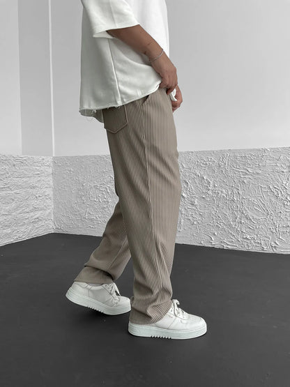 TrendRib™ - Moderne Geribbelde Broek voor Elke Gelegenheid