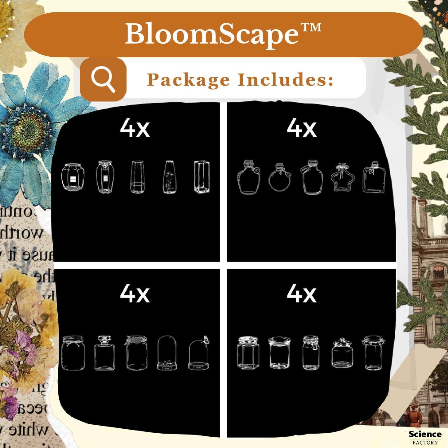 Laatste dag! 50% korting! Bloomscape™ Bookmarks (Set van 80 stuks)