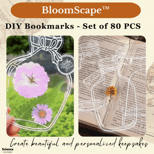 Laatste dag! 50% korting! Bloomscape™ Bookmarks (Set van 80 stuks)