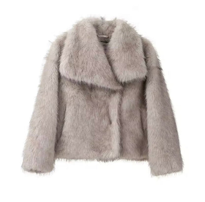 WinterFaux™ - Comfortabele Lange Mouwen Jas voor Dames