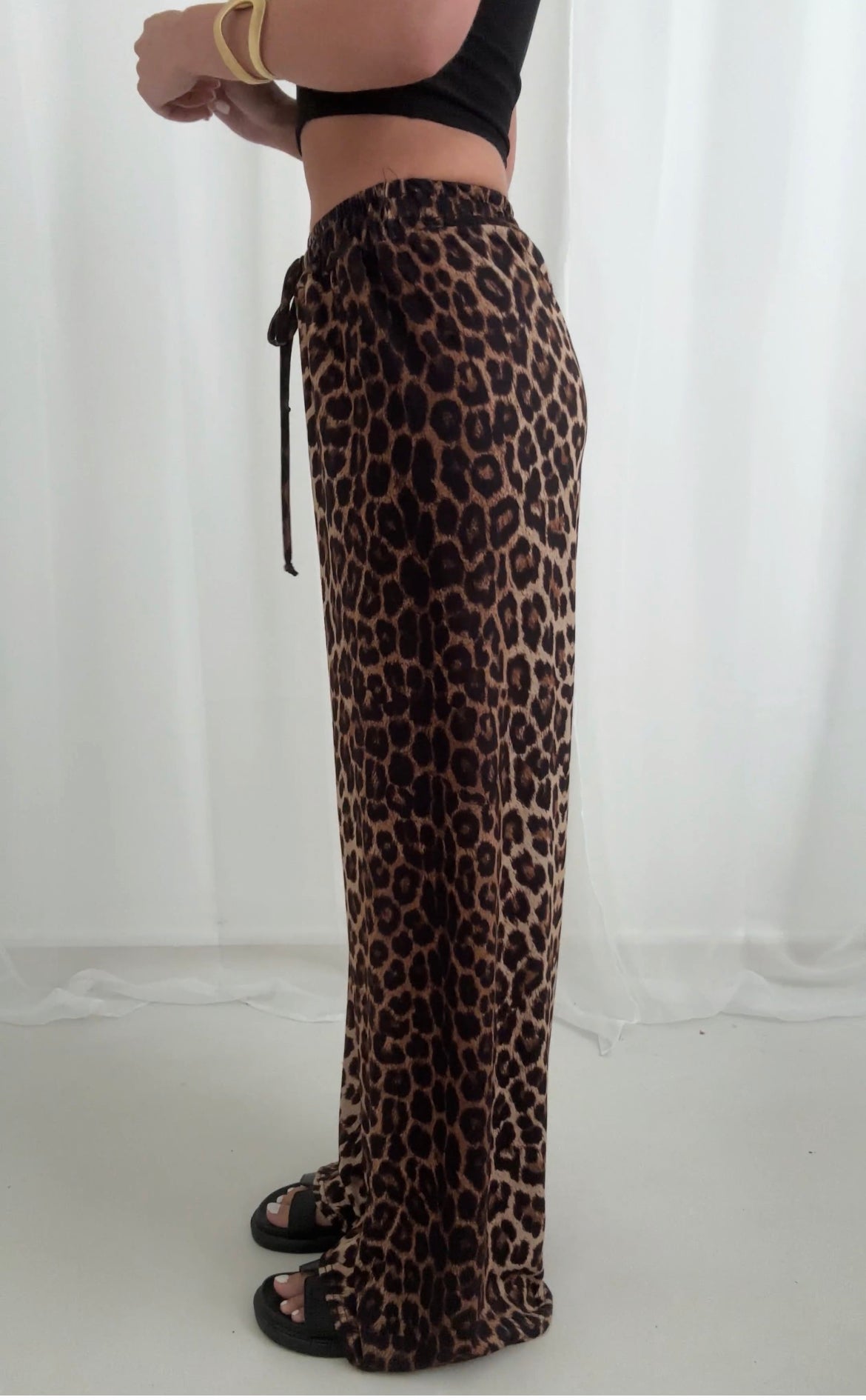 ChicSavage™ – Elegant Ontworpen Broek Met Luipaardprint