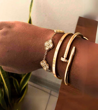 Gouden Harmonie™ - Prachtige Luxe Armbanden Set