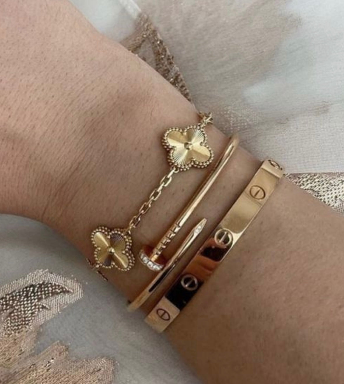 Gouden Harmonie™ - Prachtige Luxe Armbanden Set