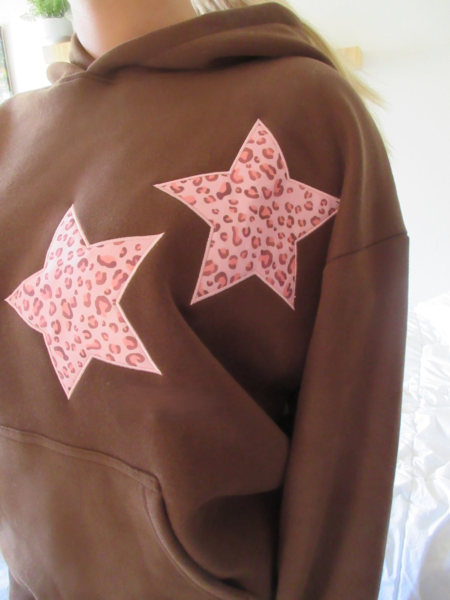WildChic™ - Luxe Hoodie met Luipaard Ster Accent