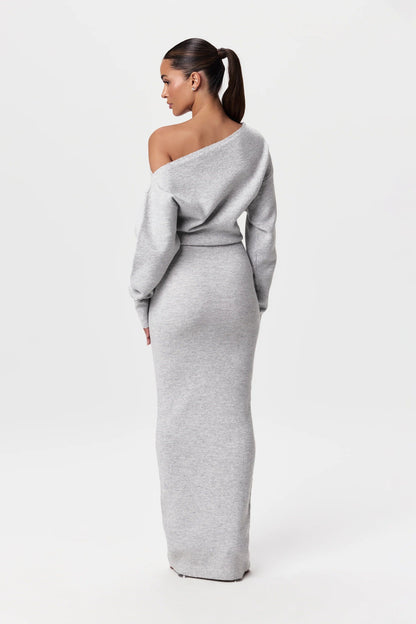 ModestMuse™ - Tijdloze Sweaterjurk Voor Ieder Seizoen
