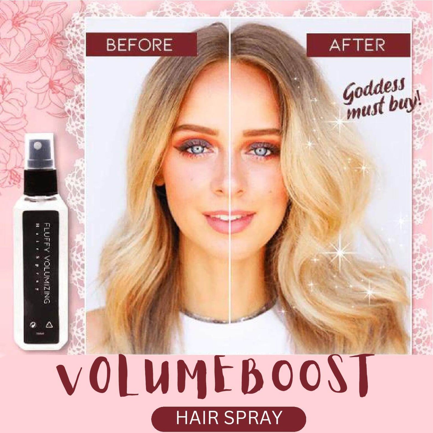 VolumeBoost™ - Haarlak voor Volume | 1+1 GRATIS!