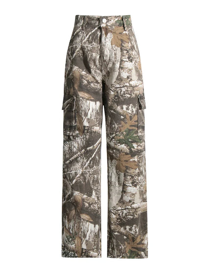 UrbanMove™ - Veelzijdige Denim Broek met Camouflageprint