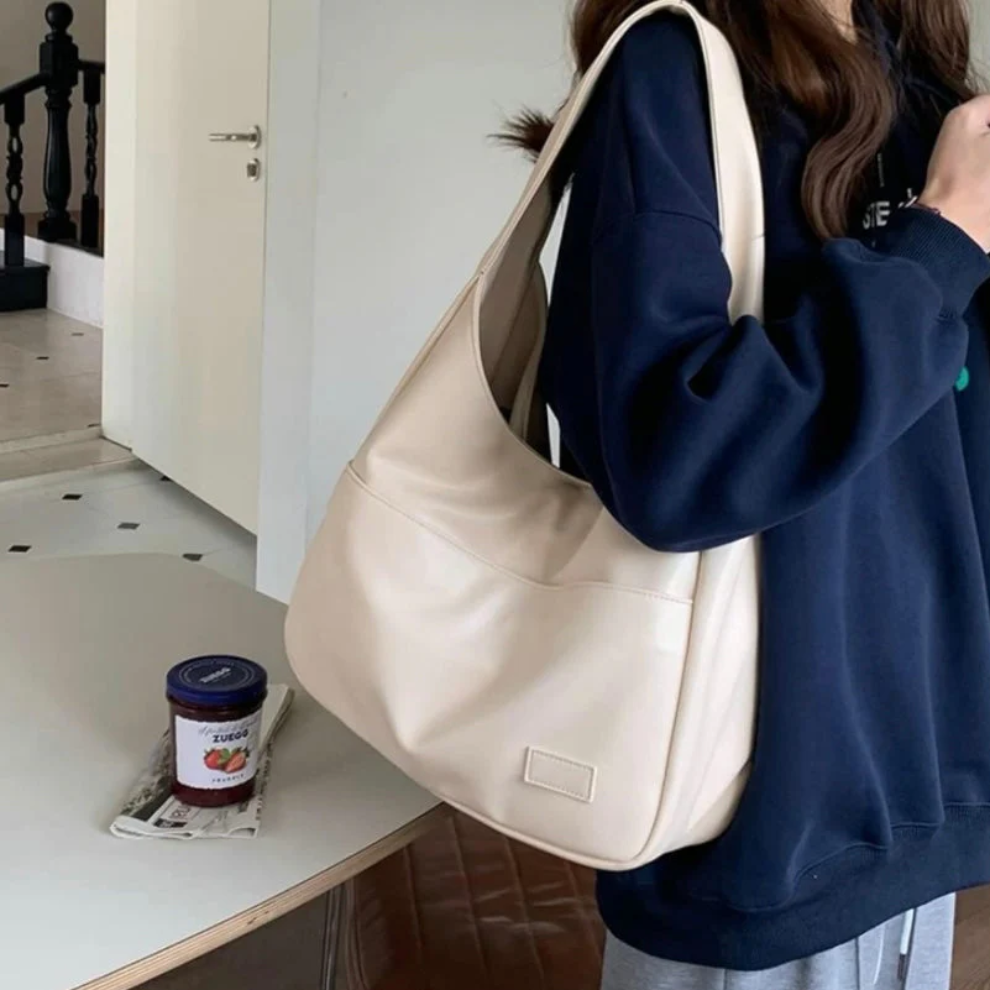 Mila™ | Vegan Leren Schoudertas