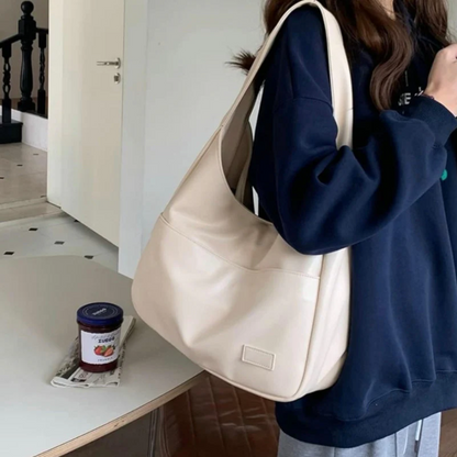 Mila™ | Vegan Leren Schoudertas