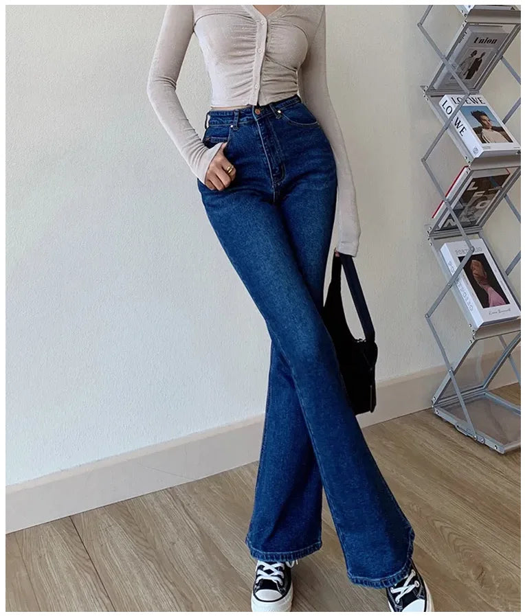 Eleganza™ Hoge Taille Slim Jeans