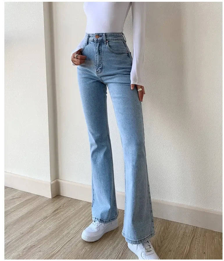 Eleganza™ Hoge Taille Slim Jeans
