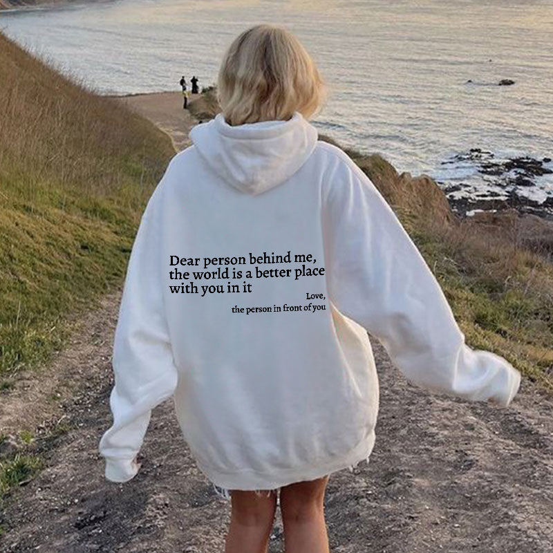 ChillPrint™ - Stijlvolle Hoodie Met Achterkant Statement