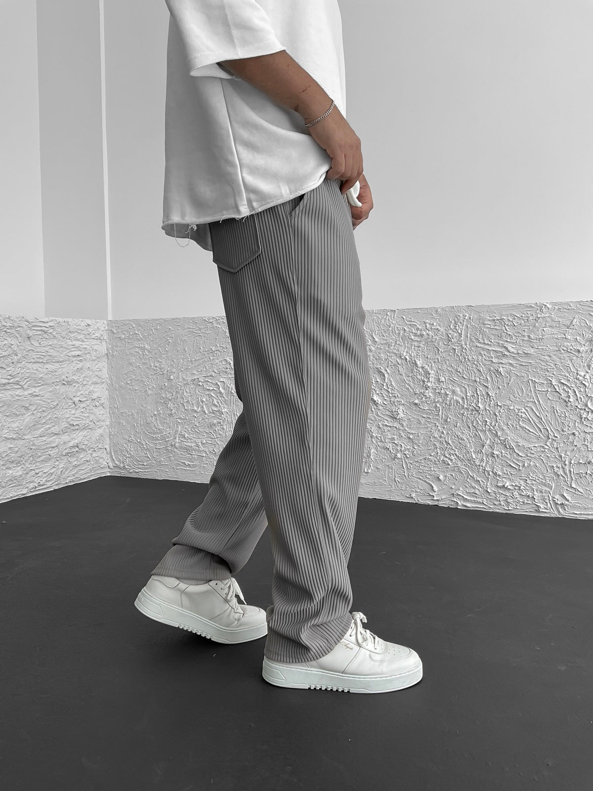 TrendRib™ - Moderne Geribbelde Broek voor Elke Gelegenheid