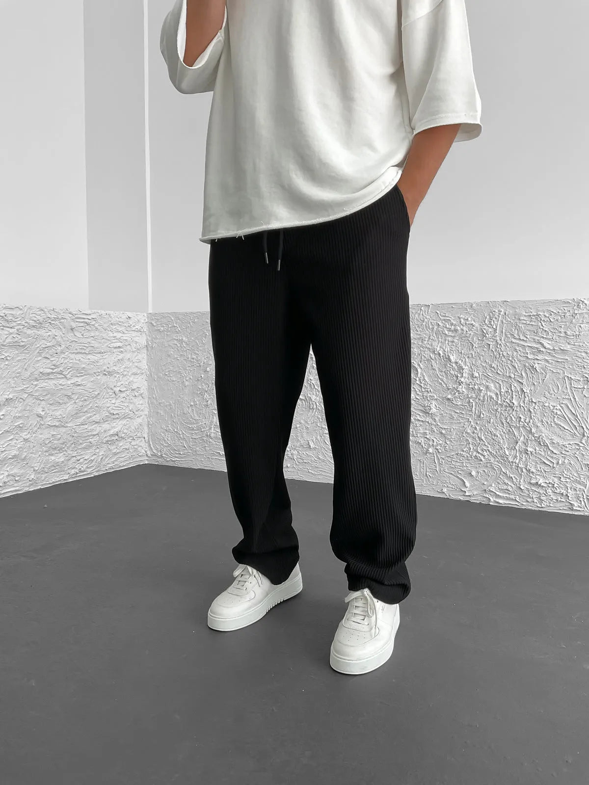 TrendRib™ - Moderne Geribbelde Broek voor Elke Gelegenheid