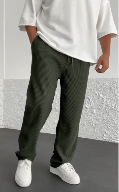 TrendRib™ - Moderne Geribbelde Broek voor Elke Gelegenheid