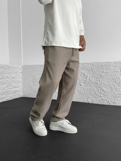 TrendRib™ - Moderne Geribbelde Broek voor Elke Gelegenheid