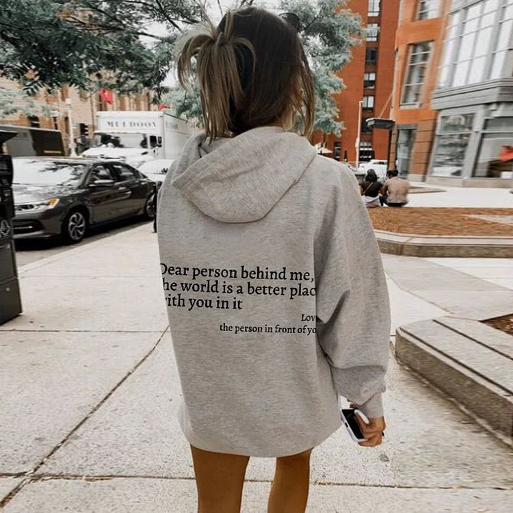 ChillPrint™ - Stijlvolle Hoodie Met Achterkant Statement