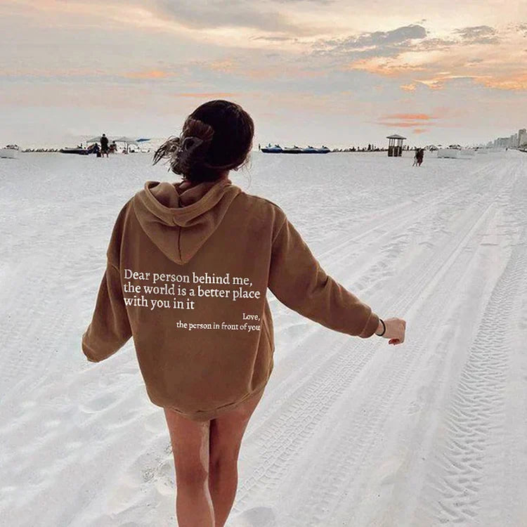 ChillPrint™ - Stijlvolle Hoodie Met Achterkant Statement