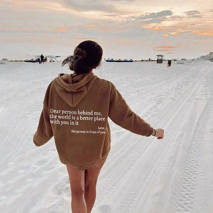 ChillPrint™ - Stijlvolle Hoodie Met Achterkant Statement