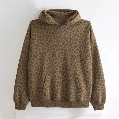 SavannahComfort™ Trendy Hoodie Met Gedurfde Dierenprint