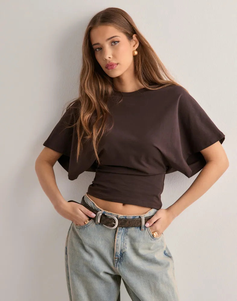 EasyChic™ - Trendy En Lichtgewicht Wijde Mouw Shirt