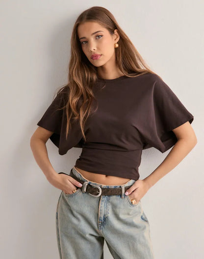EasyChic™ - Trendy En Lichtgewicht Wijde Mouw Shirt
