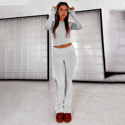 TrendyTwee™ Tweedelige Fashion Set met Hoge Taille Broek