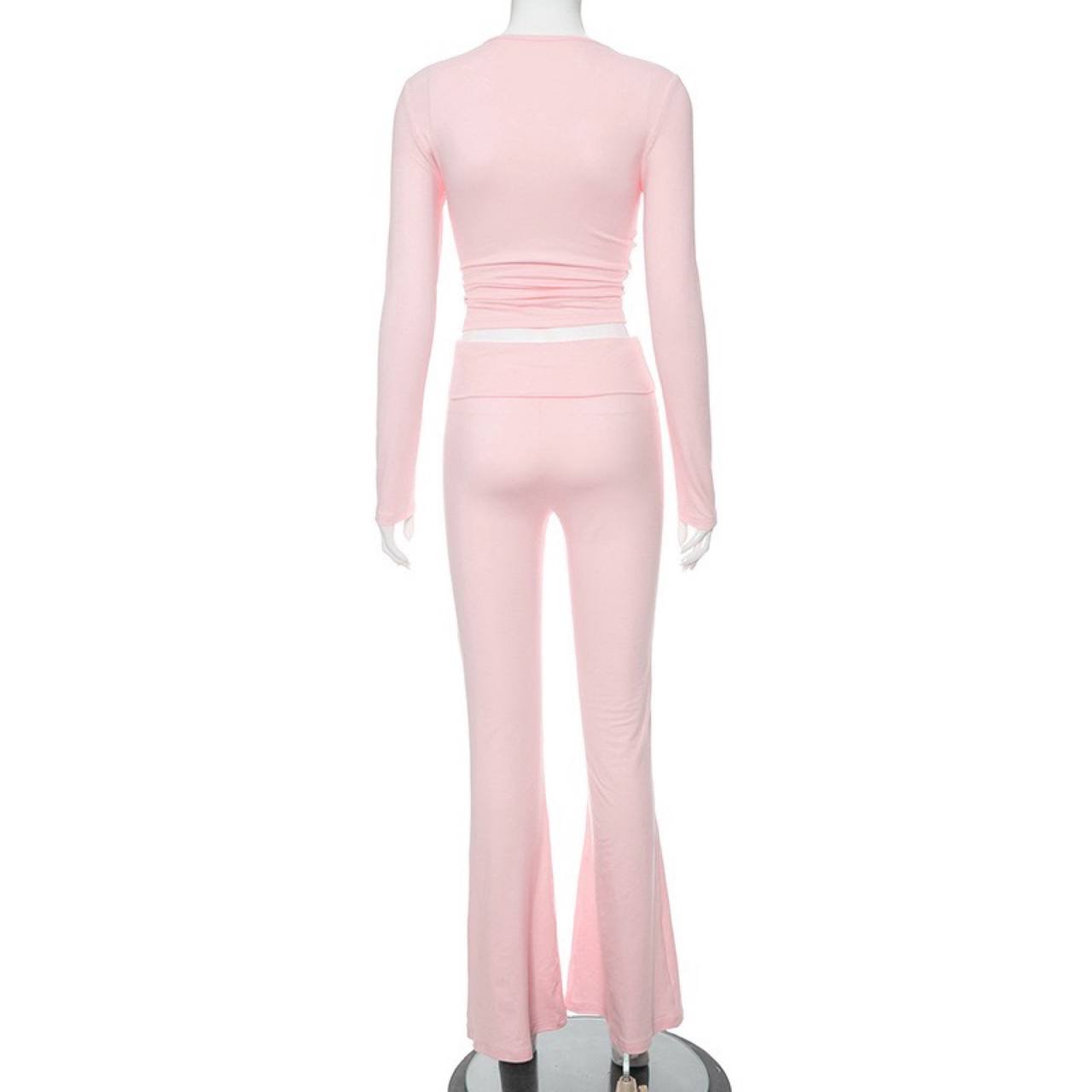 TrendyTwee™ Tweedelige Fashion Set met Hoge Taille Broek