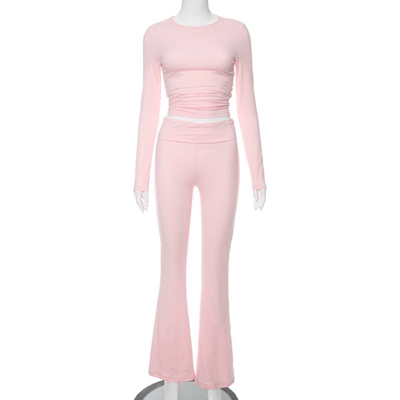 TrendyTwee™ Tweedelige Fashion Set met Hoge Taille Broek